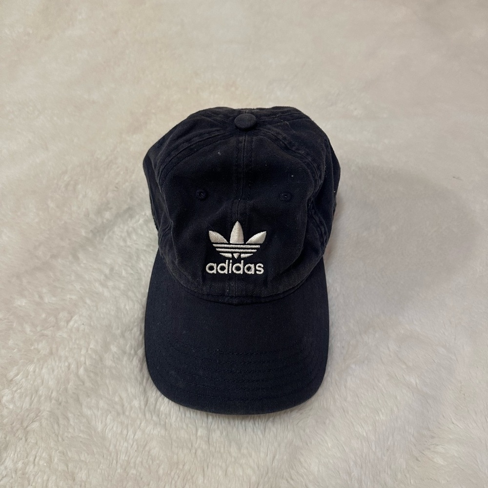Adidas Classic Dark Navy Cap with White Logo